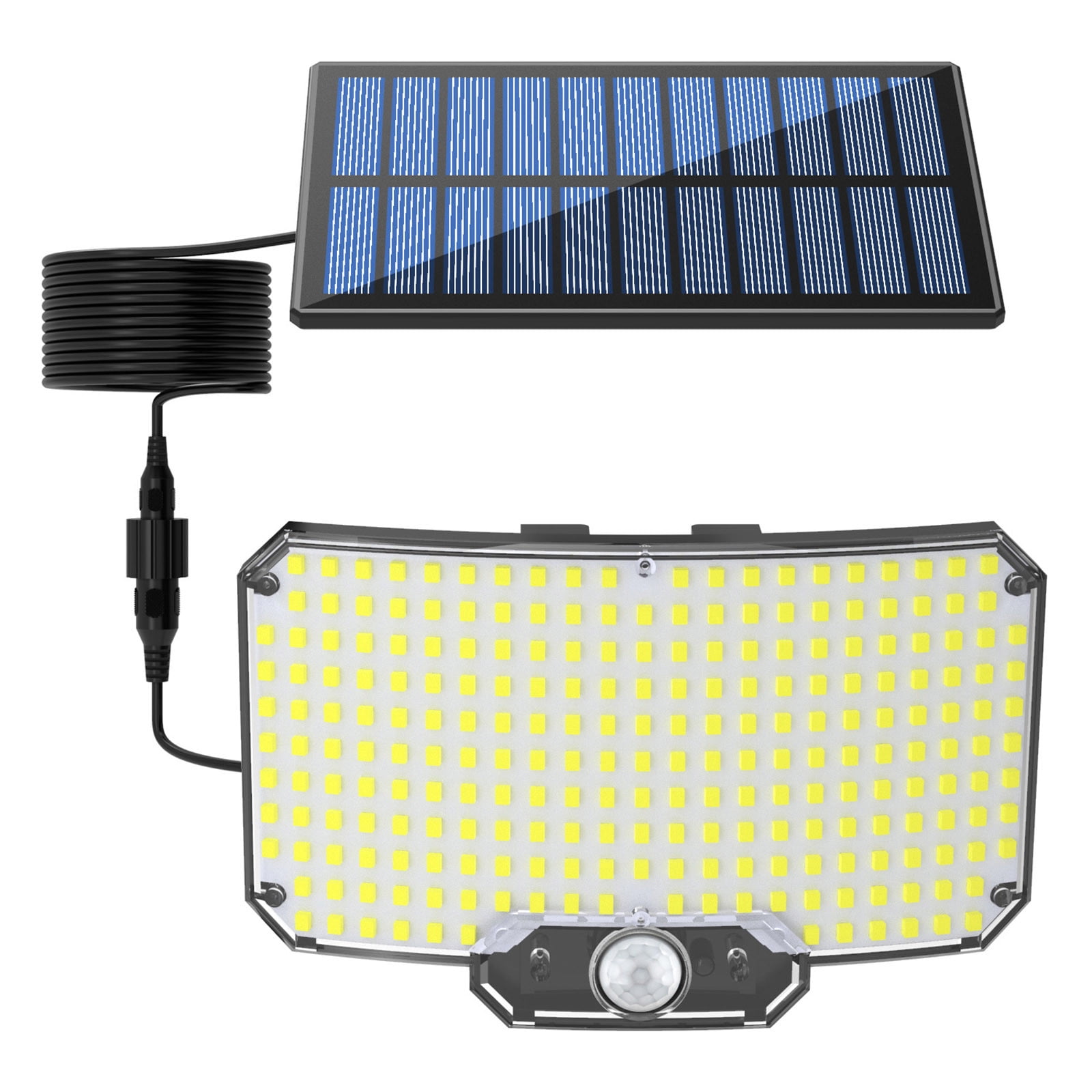 Kraoden Solar Outdoor Lights, LED Flood Lights, Remote Control Solar Motion Sensor Lights with 3 Modes, Solar Powered Security Lights for Outside Patio, Yard, Garage