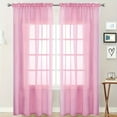 thumbnail image 1 of Kraoden Solid Color Semi Shade Curtains, Nylon Spandex Decorative Drapes, Lightweight, Versatile Window Treatment for Living Room, Bedroom, Balcony, 1 of 6