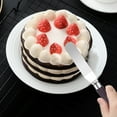 thumbnail image 1 of Kraoden Stainless Steel Cake Icing Spatula Set Versatile Cake Decorating Tool Kit Offset Spatula with Cake Scraper Blade, 1 of 6
