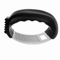 Kraoden Stainless Steel Garlic Press Rocker, Manual Garlic Crusher & Mincer, Ergonomic Kitchen Gadget for Effortless Garlic & Ginger Crushing, Easy to Clean, Perfect for Home & Outdoor Cooking