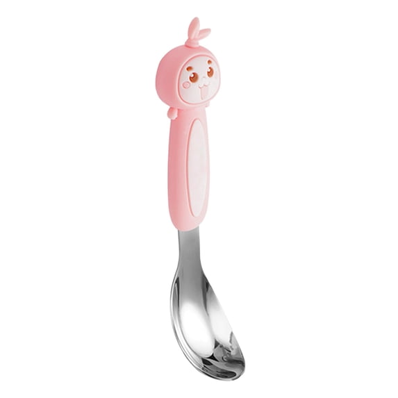 Kraoden Stainless Steel Spoon Fork Set for Kids, Portable Tableware for Children, Lightweight Dining Utensils, Safe Food-Grade Materials, Ideal for Home & Travel