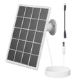 thumbnail image 1 of Kraoden Surveillance Camera Solar Charging Panel, 3W 5V Monocrystalline Silicon, High Efficiency Outdoor Solar Panel for Low Power Devices, 1 of 6