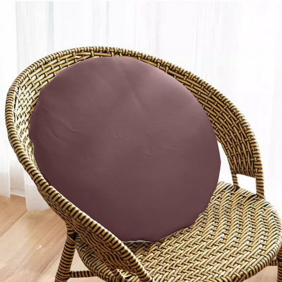 Kraoden Thick Non-Slip Round Cushion, Waterproof Chair Pad, Durable Polyester Stool Cushion, Comfortable Butt Pad for Home, Office, and Car Use