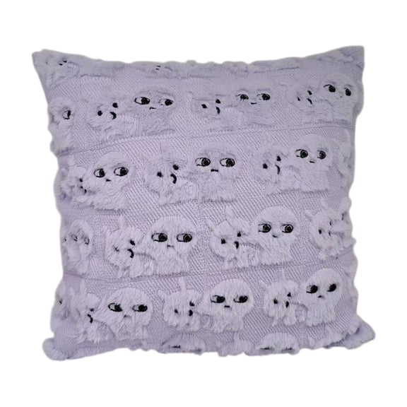 Kraoden Three-Dimensional Face-Shaped Plush Pillow, Soft Lumbar Support Cushion for Sofa, Cute Cartoon Kissing Character Decor, Perfect Couples Gift for Home Ambiance