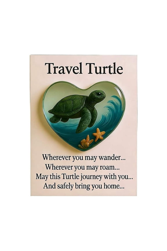 Turtle Pocket Card, Durable Paper Gift Card with Greeting Note, Ideal for Birthdays, Holidays, Appreciation Gifts, Thoughtful Keepsake for Friends, Family, and Colleagues