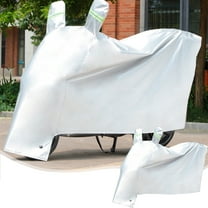 Kraoden Universal Motorcycle Cover Rainproof Sunblock Protective Cover, All-Weather Protection, Durable Aluminum Foil Material, Easy to Use and Maintain, Fits Motorcycles and Bicycles