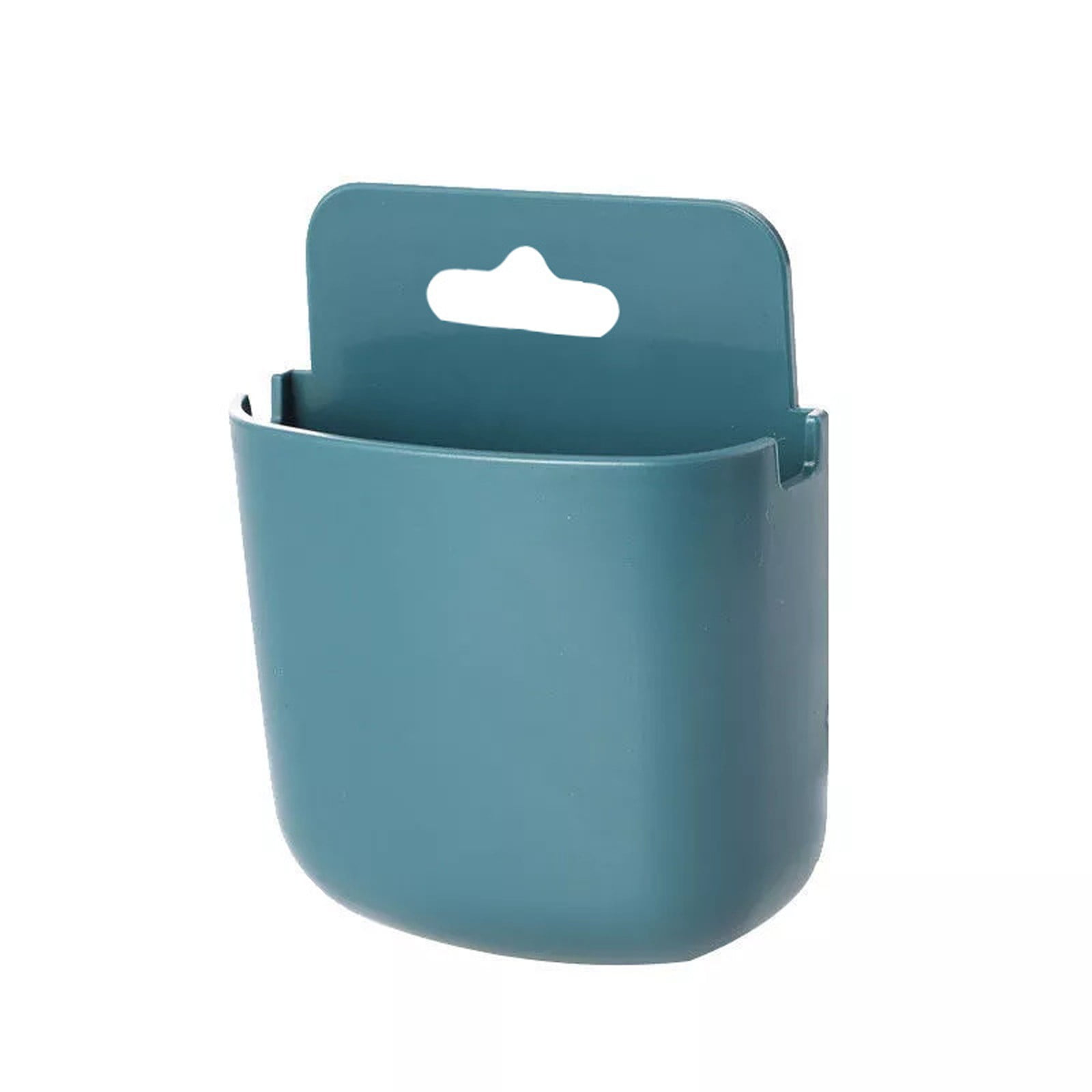 Kraoden Wall mounted Remote Control Storage Box, Self Adhesive Remote Control Box Plastic Multi