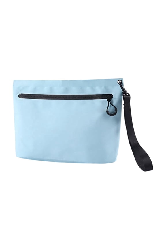 Waterproof Bag for Outdoor Travel, Diving, and Beach, Versatile Storage Zipper Bag for Grooming, Shopping, Gym, and Picnic, Stylish and Multifunctional Handbag