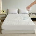 thumbnail image 1 of Kraoden Waterproof Non-Slip Fitted Bed Sheet, Soft Polyester Mattress Protector, Stretchy All-Inclusive Bed Cover, Easy-Clean & Ultimate Sleep Support, 1 of 7