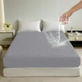 thumbnail image 1 of Kraoden Waterproof Non-Slip Fitted Bed Sheet, Soft Polyester Mattress Protector, Stretchy All-Inclusive Bed Cover, Easy-Clean & Ultimate Sleep Support, 1 of 7