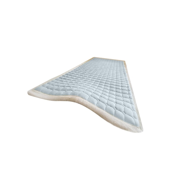 Kraoden Winter Thickened Milk Velvet Mattress Pad for Bunk Beds, Soft Warm Floor Mattress with Antistatic Fabric, Ergonomic 3-Layer Design, Breathable Filling and Skidproof Features