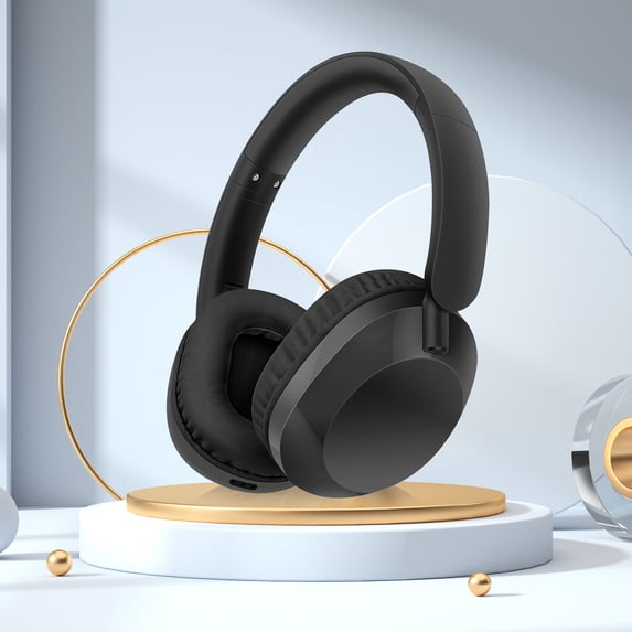 Kraoden Wireless Bluetooth Headset 5.3, Subwoofer Sound, Multi-Function Gaming Headphones, Long Battery Life, Wired & Wireless Connection, Folding Design, Wide Compatibility, Sports & Mobile Use