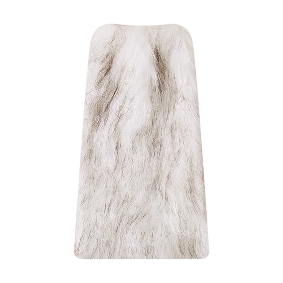 Kraoden Women’s Christmas Fuzzy Leg Warmers, Thick Warm Soft Comfortable Trendy Stretchy Winter Footless Stockings for Holiday Cold Weather Outfits