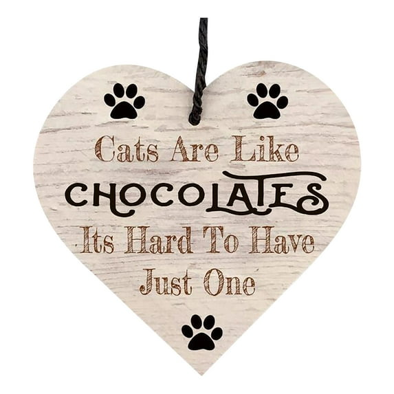 Kraoden Wooden Love Heart Shape Craft, Wood Love Sign for Home Wall Decor, Wood Cutouts for Birthday, Wedding Party Decoration, Wooden Valentine Day Decoration