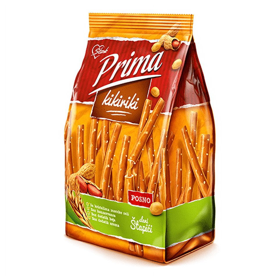 Kras Stark Griski Sticks with Peanut Filling, 12 oz