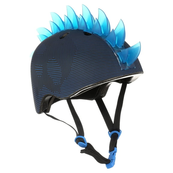 Krash! Skull Maze Youth LED Bike Helmet, Blue (Boys/Girls)