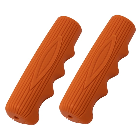 Kraton Rubber 212 Solid Color Bike Grips Orange