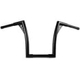 thumbnail image 1 of Krator 1.25" Black Handlebar with 14" Rise - Fat 1 1/4" Ape Hanger Bar Compatible with Harley Davidson Street Bob FXBB 2018-2020, 1 of 5