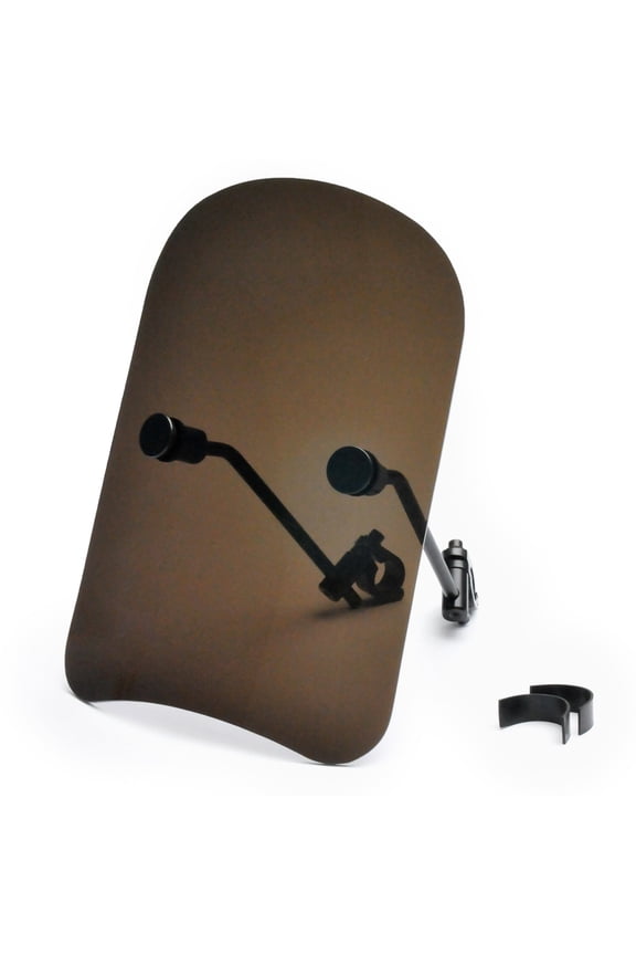13-1/2" Smoke Tinted Windscreen Windshield Compatible with Honda CB 750 F Nighthawk (1991-2003) Fits 7/8" or 1" Handlebars