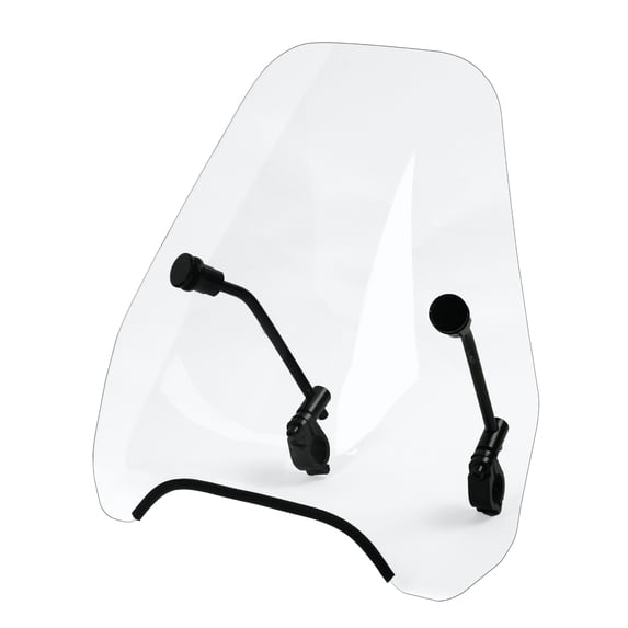 Krator 15" Clear Tinted Windscreen Windshield Compatible with Harley-Davidson Softail FXST/C Softails (1987-2006) Fits 7/8" or 1" Handlebars