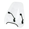 thumbnail image 1 of Krator 15" Clear Tinted Windscreen Windshield Compatible with Harley-Davidson Softail FXSTD Duece (2000-2007) Fits 7/8" or 1" Handlebars, 1 of 7
