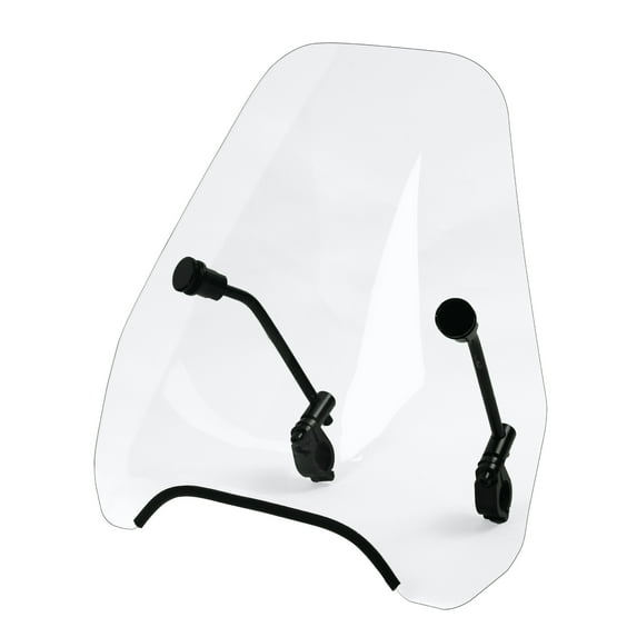 Krator 15" Clear Tinted Windscreen Windshield Compatible with Yamaha XJ 550 R Seca (1981-1983) Fits 7/8" or 1" Handlebars