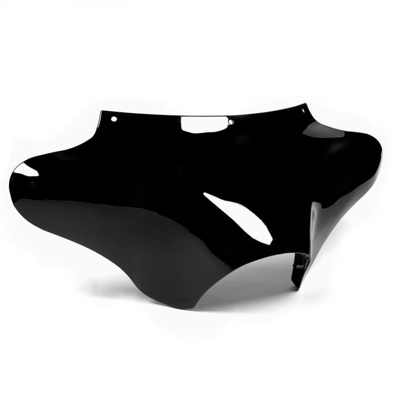 Krator 17" Tall Blackout Batwing Windshield Headlight Fairing Compatible with Harley Davidson FLRT Freewheeler 2015-2019 (Mounting Hardware Required)