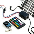 thumbnail image 1 of Krator 18 Color 10pcs RGB Motorcycle ATV Flexible Strip LED Light Lamp NEON Remote Kit Compatible with Kawasaki Concours Voyager ZG 1000 1200, 1 of 4