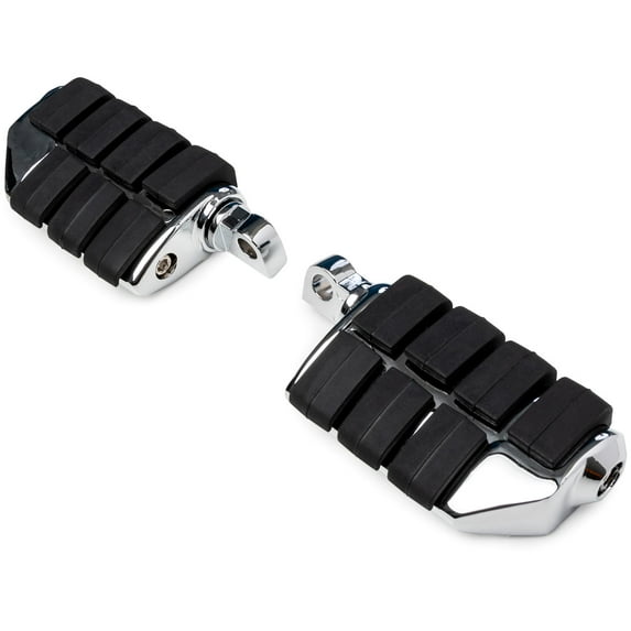 Krator 2x Dually Style Foot Pegs (Left & Right) Compatible with 2011-2019 Harley Davidson Road Glide Ultra FLTRU