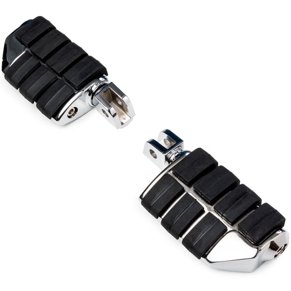 Krator 2x Dually Style Foot Pegs (Left & Right) Compatible with Honda CBR 600 2000-2008 (Front Only)