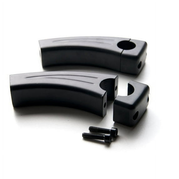Krator 4.5" Black Motorcycle Handlebar Pullback Risers Compatible with Kawasaki Vulcan Classic Nomad Voyager Vaquero 1700