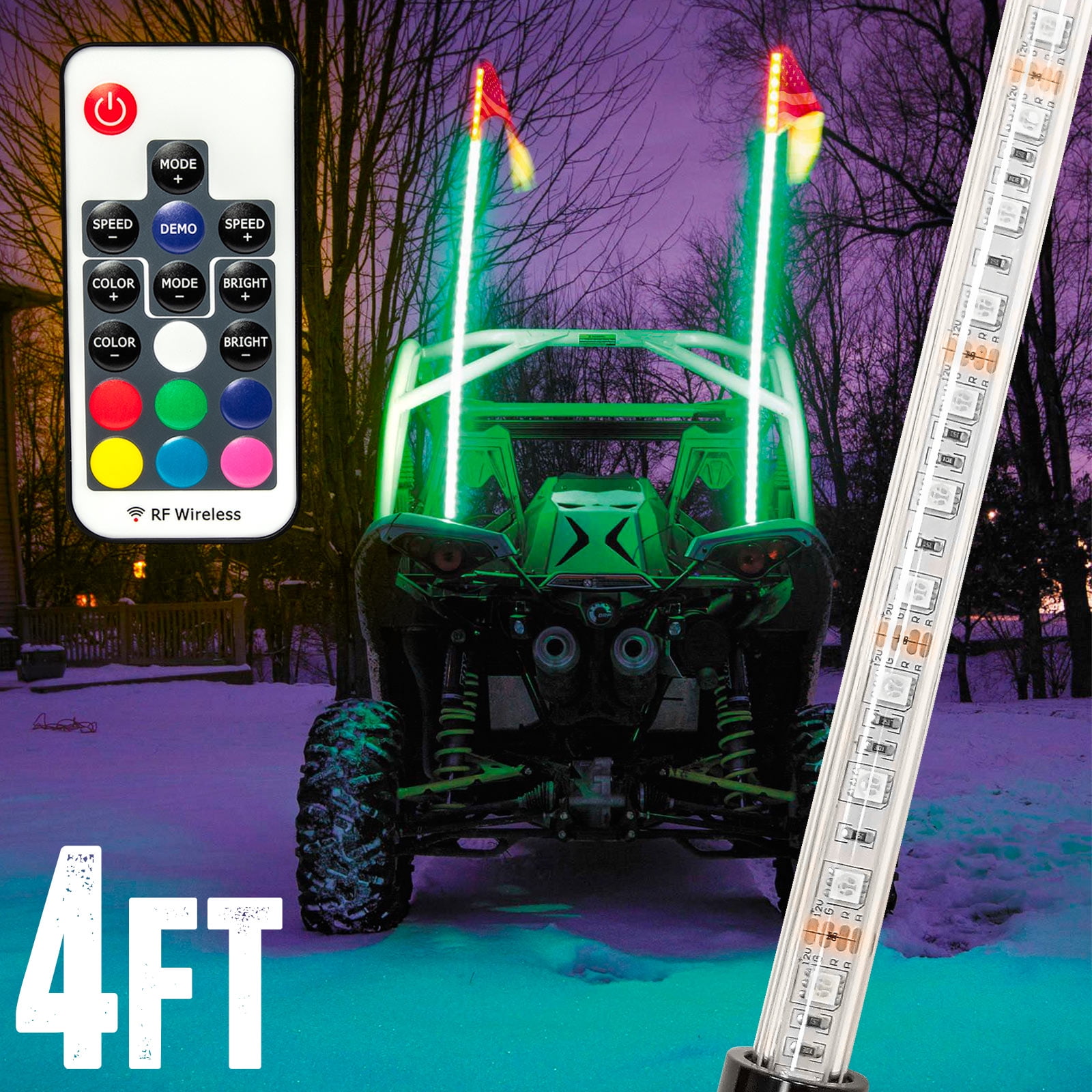 Dune buggy flags whips 2025