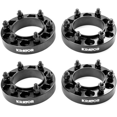 Krator 4pc Full Hub Centric Wheel Adapters Compatible with 2001-2018 Toyota Tacoma (6 Lug Only)