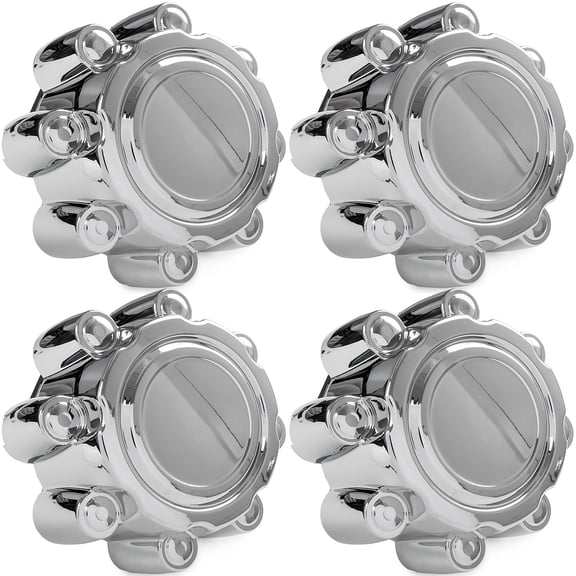 Krator 4x Chrome Center Caps Wheel Lug Nut Hub Cap Covers Compatible with 2000-2005 Ford Excursion