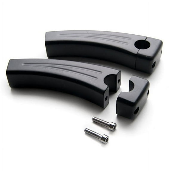 Krator 5.5" Black Bike Handlebar Pullback Risers 7/8" Compatible with Triumph Speedmaster Speed Master