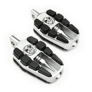 مسند قدم قابل للتعديل على الطريق السريع من Krator متوافق مع Harley Davidson FLRT Freewheeler 2015-2021 ، 1 زوج ، Chrome