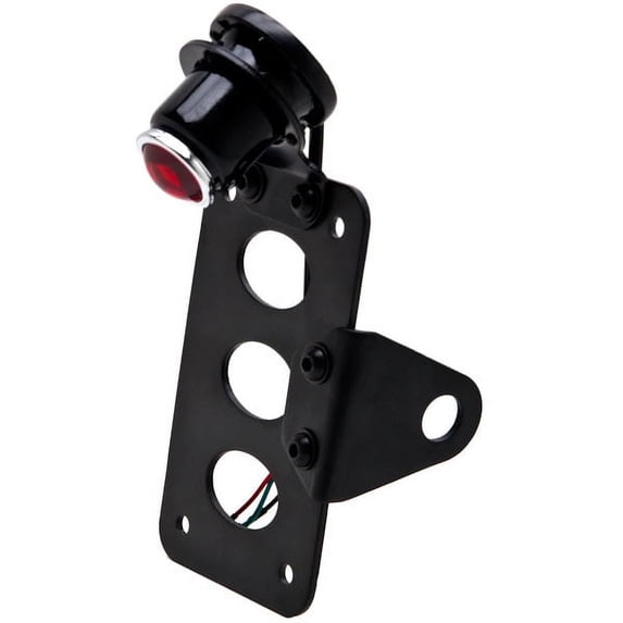 Krator Axle Vertical / Horizontal Plate Holder Tail Light Compatible with Victory Ness Jackpot Arlen Series
