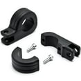 thumbnail image 1 of Krator Black 1-1/4" Engine Guard Tube Bar Footpeg Clamps Compatible with Harley Davidson Low Rider Sport FXRS SP 1991-1993, 1 of 5
