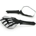 thumbnail image 1 of Krator Black/Chrome Skeleton Hand Motorcycle Mirrors Compatible with Yamaha YZFR6 R6S YZF R6, 1 of 3