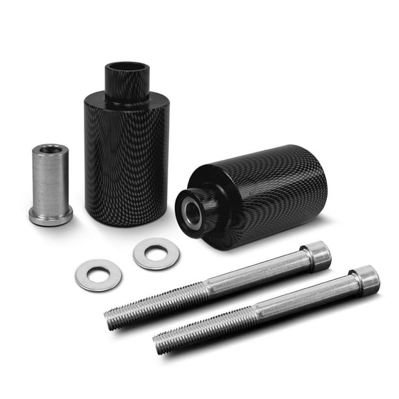 Krator Black Frame Sliders Compatible with 1999-2007 Suzuki Hayabusa GSXR 1300 Crash Protectors Motorcycle