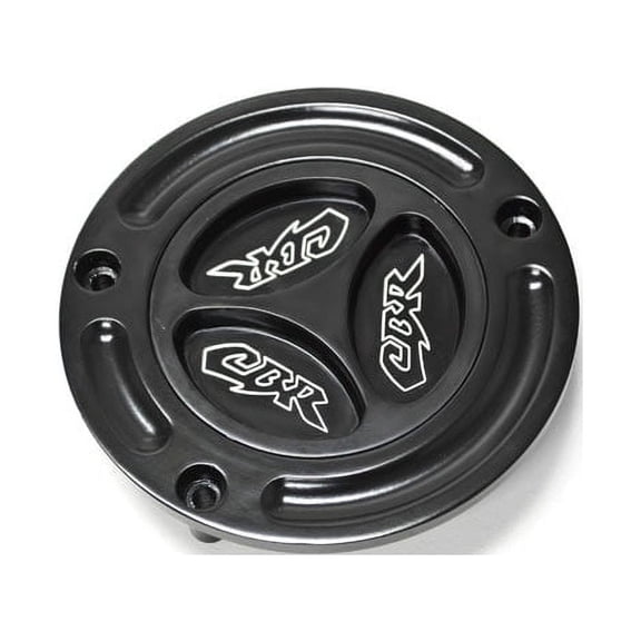Krator Black Keyless Gas Cap Logo Twist Off Fuel Tank Cap Compatible with Honda CB 600F 599 Hornet 600 (All Years)