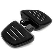 Krator Black Mini Board Floorboards Footpegs Compatible with Honda Shadow, Fury, Magna, Sabre, Stateline, Phantom, Aero