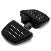 Krator Black Mini Board Floorboards Footpegs Compatible with Yamaha YZF-R6 / R6S / 600R 1999-2016 Front Only