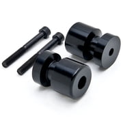 كراتور الأسود Swingarm Spools Sliders 6mm متوافق مع Yamaha Motorcycles Sport Bikes R1 R6 FZ8 Black Swingarm Spools Sliders Motorcycle Bobbins