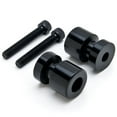 thumbnail image 1 of Krator Black Swingarm Spools Sliders 8mm Compatible with Honda Suzuki Ducati Kawasaki Motorcycles Black Swingarm Spools Sliders Motorcycle Bobbins, 1 of 3