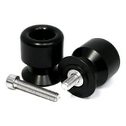 Krator Black Swingarm Spools Sliders Motorcycle Bobbins Compatible with Honda CBR250R 2011 CBR 250 R