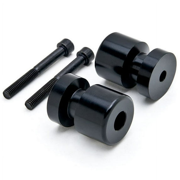 Krator Black Swingarm Spools Sliders Motorcycle Bobbins Compatible with Yamaha R6S YZF-R6S All Years