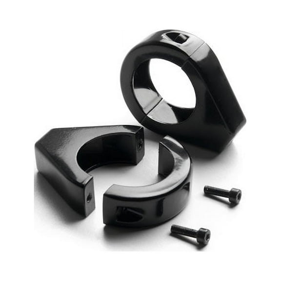 Krator Black Turn Signal Relocation Fork Clamp Kit 39mm Compatible with Victory Hammer 8-Ball