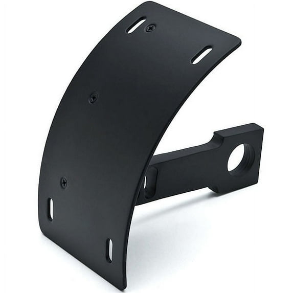 Krator Black Vertical Axle Mount Motorcycle Plate Holder Compatible with Kawasaki Ninja ZX1100 ZX-11
