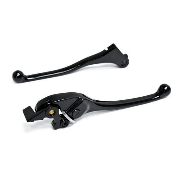 Krator Brake + Clutch Hand Lever Black Replacement Set Compatible with 1993-1999 Honda CBR 900RR